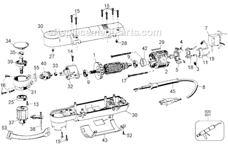 Part Location Diagram of 147382-00 DeWALT Holder,Key